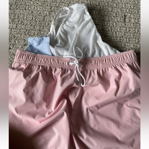 Bonobos Mens Shorts Medium Pink Board Swim Trunks Surfing Liner 7" Inseam, EUC - Picture 6 of 9